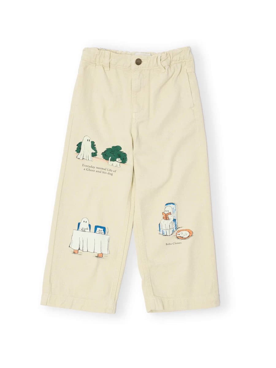 Bobo Choses Everyday Ghosts Twill Pants
