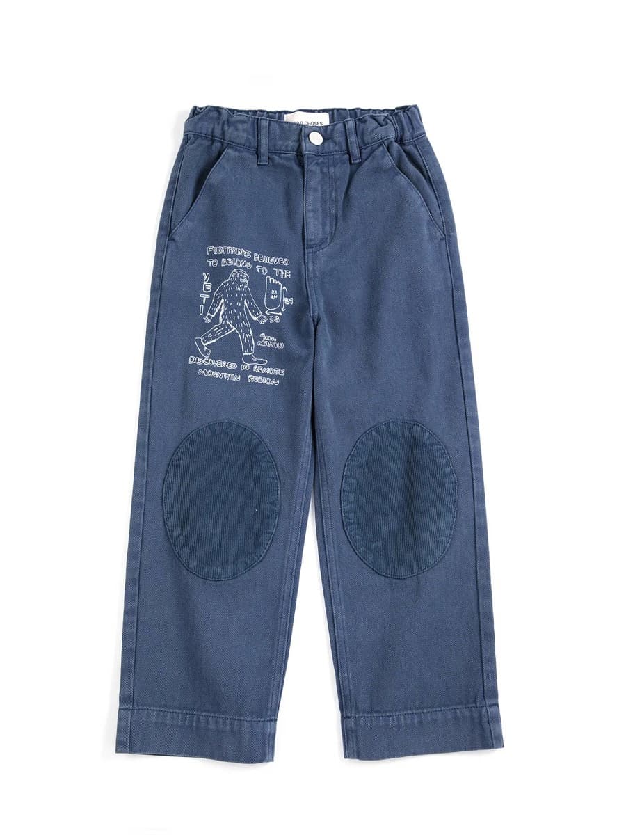 Bobo Choses Mr. Footish Knee Pads Woven Pants